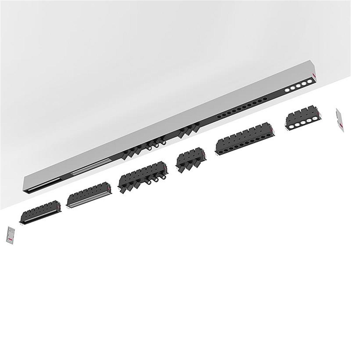 Fusion Linear system, Systemlösning med moduler för accent, wallwash, allmänljus